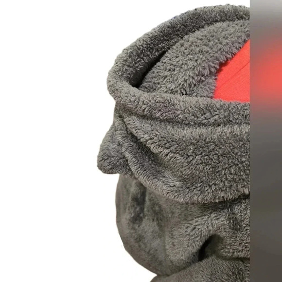 No Brand, Size M, Grey Teddy Half-Zip Pullover - Picture 7 of 13